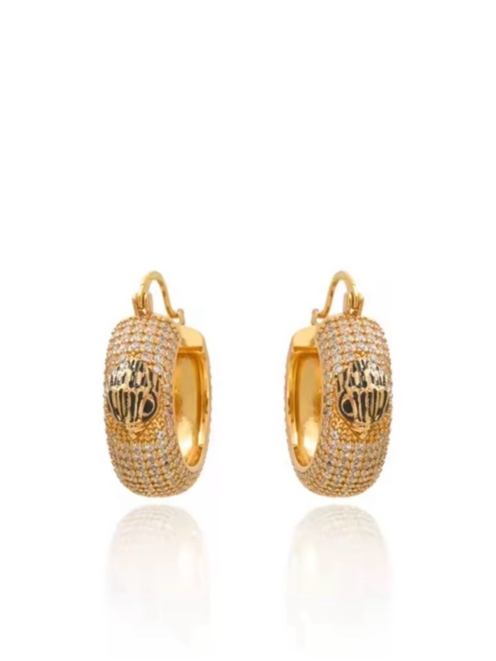 Kurt Geiger London Women's Pavé Eagle
Hoop Earrings - Picture 3 of 8